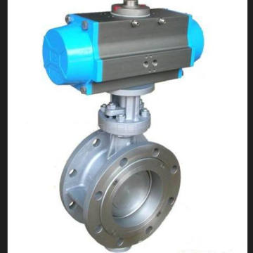 Pneumatic Hard Seal Flanged Butterfly Valve